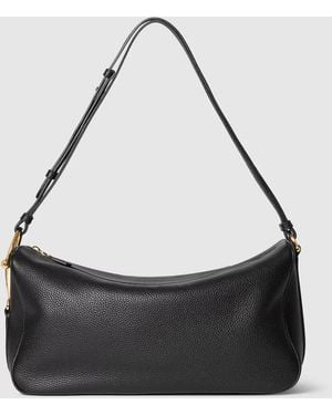 Gucci Half Horsebit" Shoulder Bag - Black