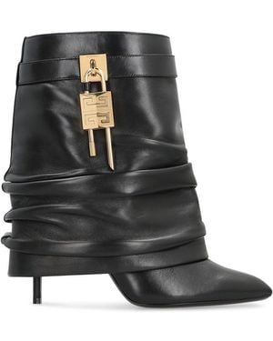 Givenchy Shark Lock Stiletto Boots - Black