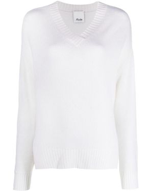 Allude Sweater - White