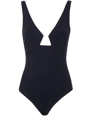 Zimmermann Rhiannon Wire Front Swuimsuit - Blue