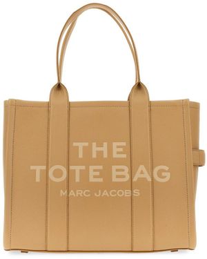 Marc Jacobs Stylish 100% Leather Handbag With Adjustable Strap - Brown
