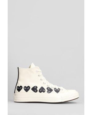 CONVERSE x COMME des GARÇONS PLAY Chuck 70 Cdg High Sneakers - White