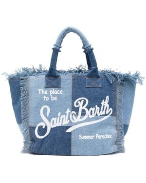 Mc2 Saint Barth Canvas Bags - Blue