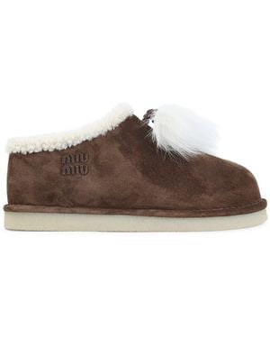 Miu Miu Flat sandals for Women | Online Sale up to 31% off Miu Miu Flat sandals for Women | Online Sale up to 31% off