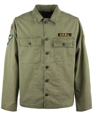 Ralph Lauren Relaxed-Fit Herringbone Shirt - Green