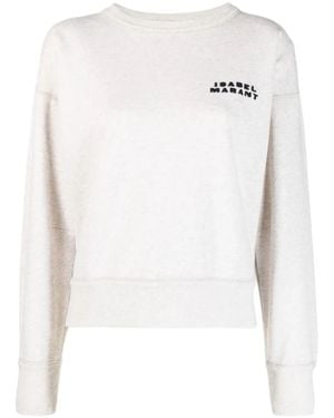 Isabel Marant Shad Sweat Shirt - White
