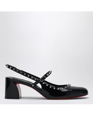 Christian Louboutin Mary Jane Janispikes - Black