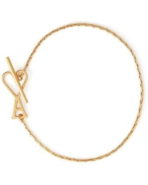 Ami Paris Adc Chain Bracelet Accessories - Metallic