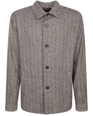 Harris Wharf London Shirts - Gray