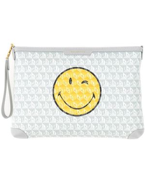 Anya Hindmarch I Am Plastic Mini Handbag Clutch - Metallic