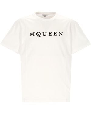 McQueen T-Shirts And Polos - White