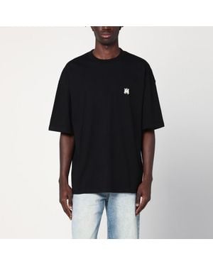 Amiri T-Shirt With Logo Patch - Black