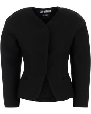 Jacquemus Jackets And Vests - Black