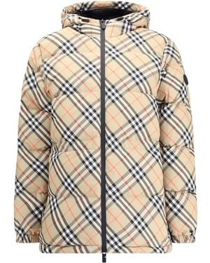 Burberry Down Jackets - White