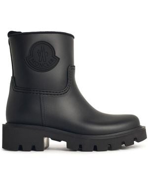 Moncler 'Kickstream' Pvc Rain Boots - Black