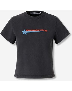 Alexander Wang Round Neck T-Shirt - Blue