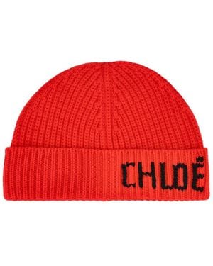 Chloé Hats - Red