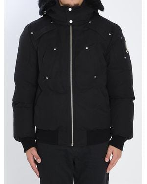 Moose Knuckles Ballistic Bomber Jacket - Black