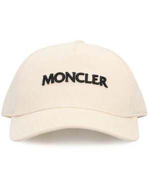 Moncler Logo Baseball Cap - Natural
