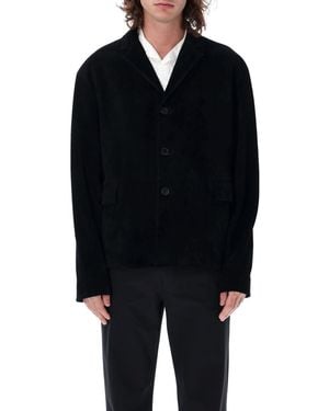 Prada Suede Calfskin Jacket - Black