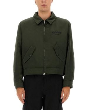 KENZO "boke Flower" Padded Jacket - Green