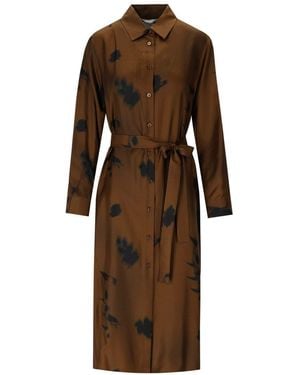 Max Mara Jadi Bronze Shirt Dress - Brown