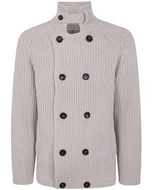 Ballantyne Double Breasted Over Jacket - Gray