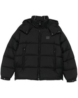 Emporio Armani Nylon Short Down Jacket - Black
