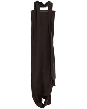 Paloma Wool "Alberch" Fitted Long Bandeau Dress - Black