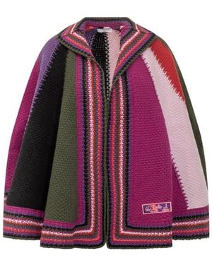 PUCCI Cape All Crochet - Purple
