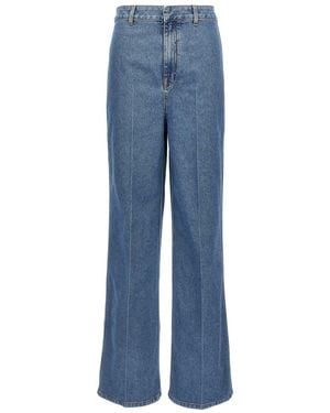 Philosophy Di Lorenzo Serafini High-Waisted Straight-Leg Denim Jeans - Blue