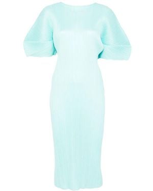 Pleats Please Issey Miyake Dresses - Blue