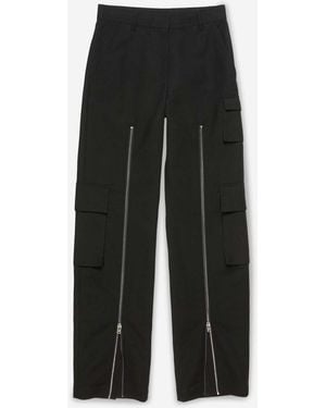 Acne Studios Satin Cargo Pants - Black