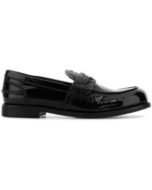 Miu Miu Moccasins Shoes - Black