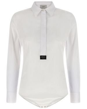 Coperni Shirt Bodysuit - White