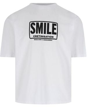 DSquared² X Magliano T-Shirt Smile - White