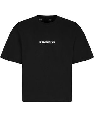 B1 Archive Cotton Crew-Neck T-Shirt - Black