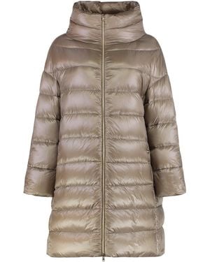 Herno Down Jacket Matilde In Nylon - Natural