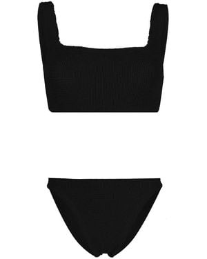 Hunza G Xandra Crinkled Bikini - Black