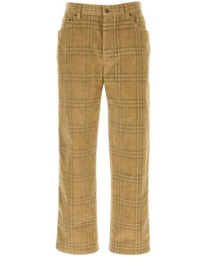 Burberry Trousers - Natural