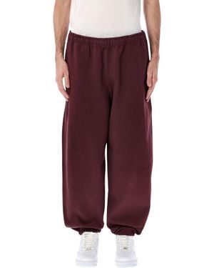 Nike Solo Swoosh Fleece Pants - Purple