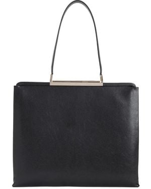 Tom Ford Supple Grain Leather Shoulder Bag Bags - Black