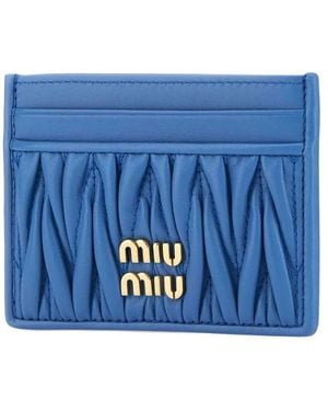 Miu Miu Minuteria Matelasse'Miu - Blue