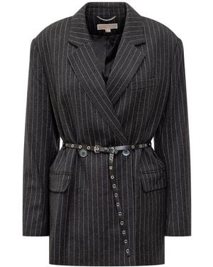 MICHAEL Michael Kors Belt Blazer - Black