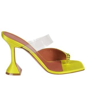 AMINA MUADDI Paloma Slipper - Yellow