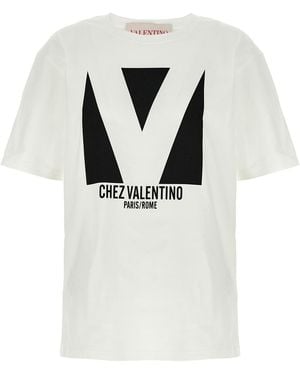 Valentino Garavani 'Chez T-Shirt - Grey