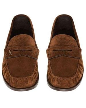 Saint Laurent Flat Shoes - Brown