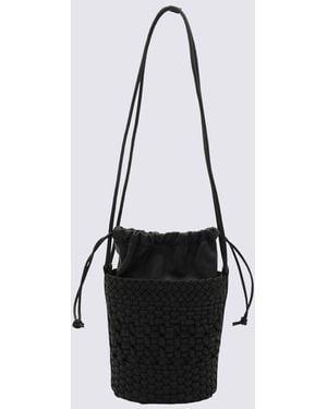 Hereu Calf Leather Shoulder Bag - Black