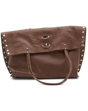 Zanellato A'Spasso Tabacco Medium Leather Handbag - Brown