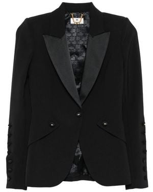 Elisabetta Franchi Jackets - Black